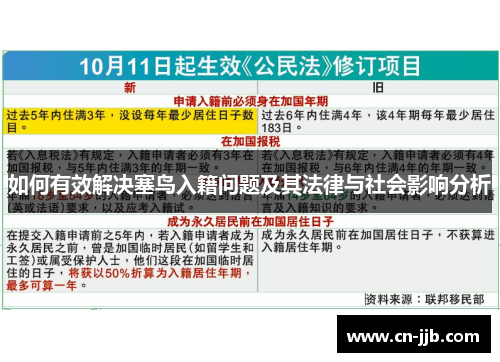 如何有效解决塞鸟入籍问题及其法律与社会影响分析